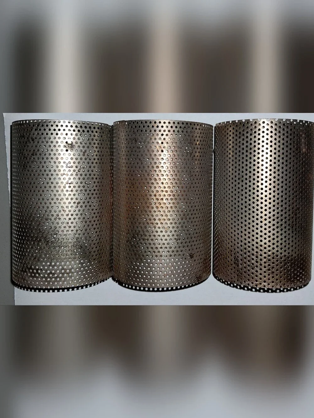 Perforated Diffuser Cylinders, Three (3)